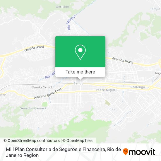 Mill Plan Consultoria de Seguros e Financeira map