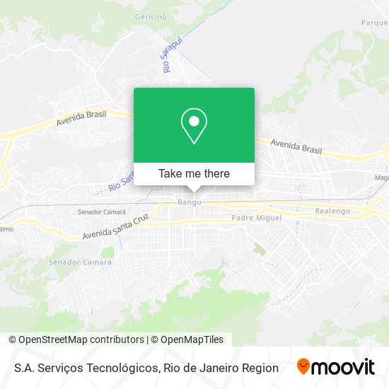 S.A. Serviços Tecnológicos map