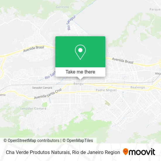 Cha Verde Produtos Naturais map