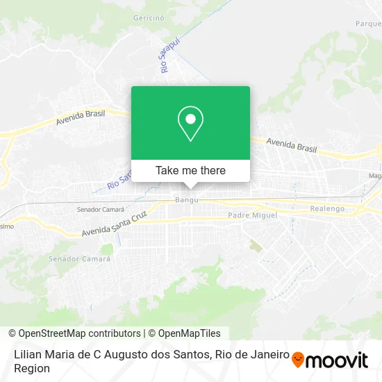Lilian Maria de C Augusto dos Santos map