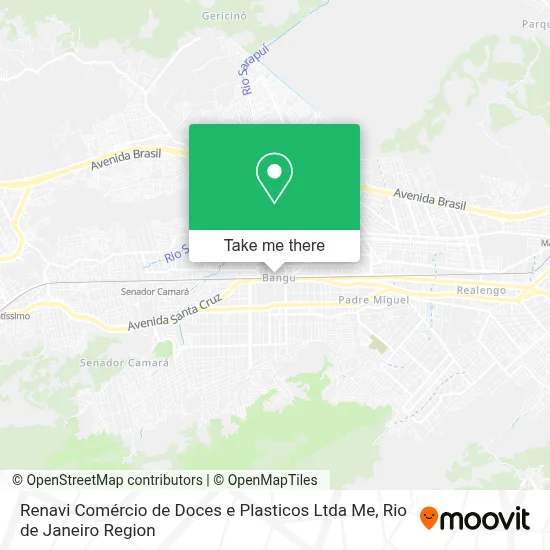 Renavi Comércio de Doces e Plasticos Ltda Me map