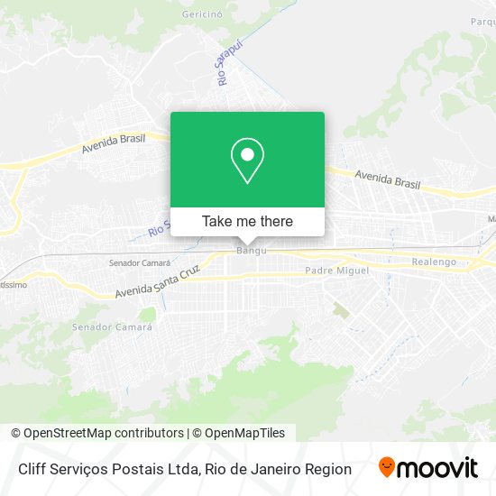 Cliff Serviços Postais Ltda map