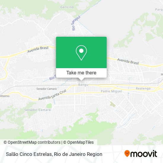 Salão Cinco Estrelas map