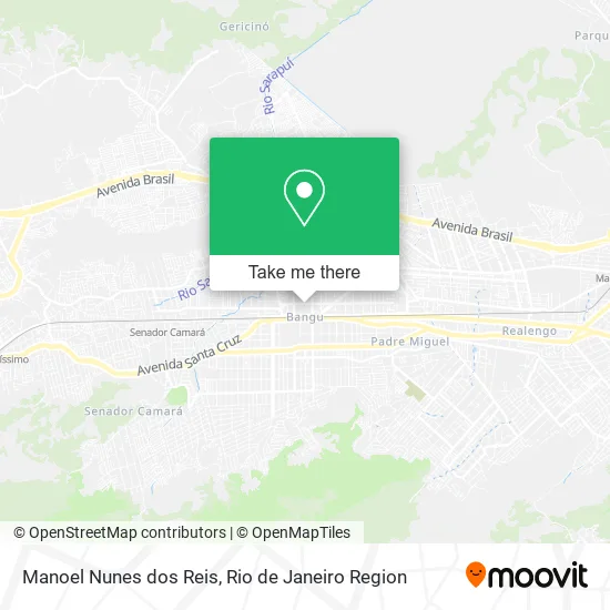 Manoel Nunes dos Reis map