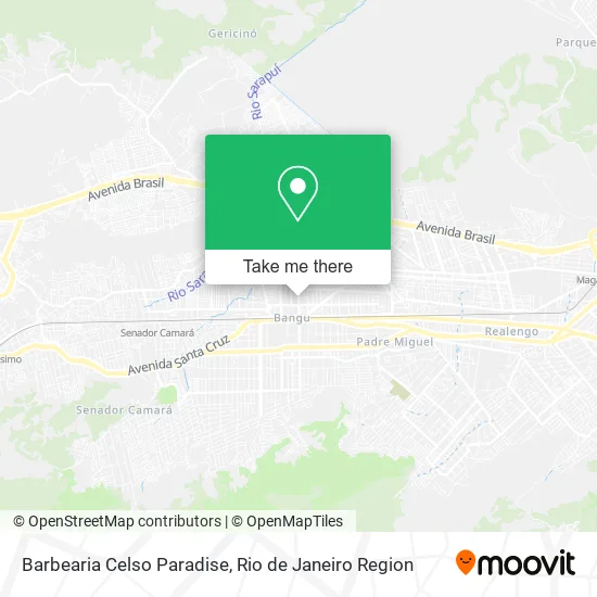 Barbearia Celso Paradise map