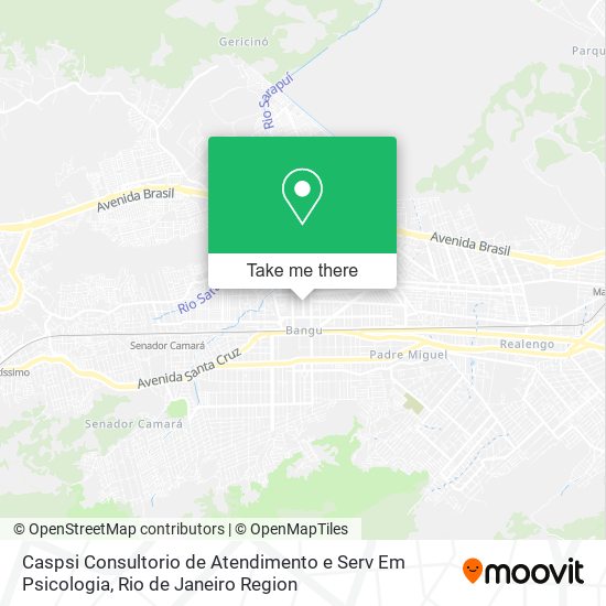 Mapa Caspsi Consultorio de Atendimento e Serv Em Psicologia