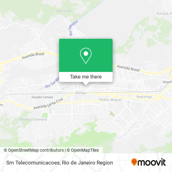 Sm Telecomunicacoes map