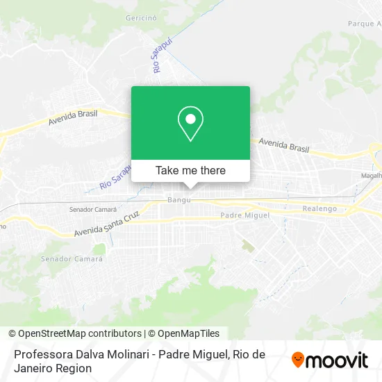 Professora Dalva Molinari - Padre Miguel map