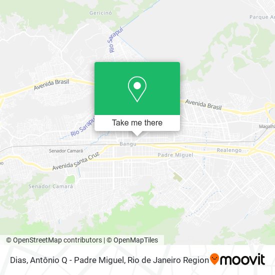 Dias, Antônio Q - Padre Miguel map