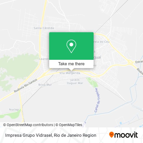 Impresa Grupo Vidrasel map