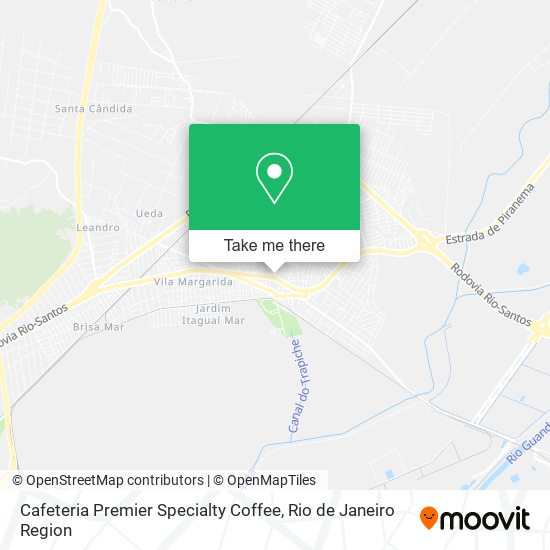 Mapa Cafeteria Premier Specialty Coffee
