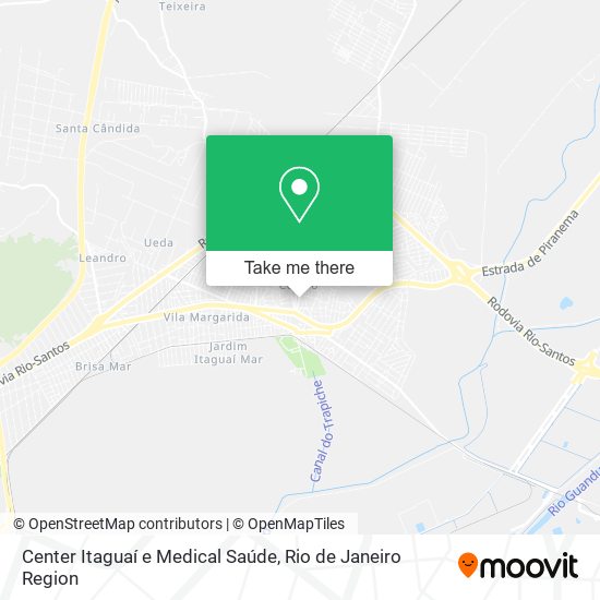 Center Itaguaí e Medical Saúde map