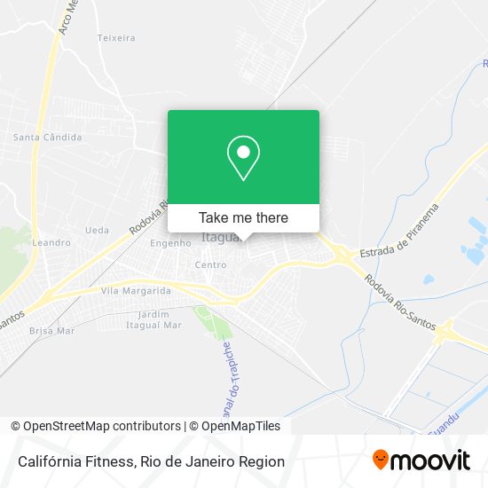 Califórnia Fitness map