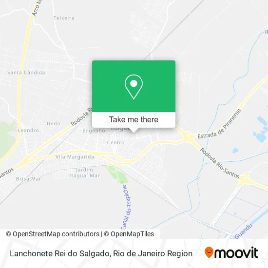 Lanchonete Rei do Salgado map