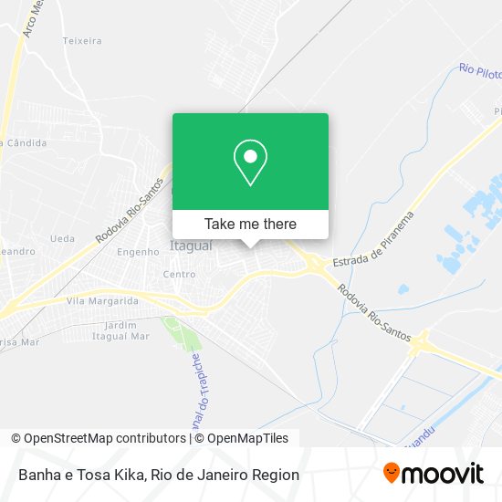 Banha e Tosa Kika map