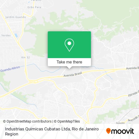 Mapa Industrias Quimicas Cubatao Ltda