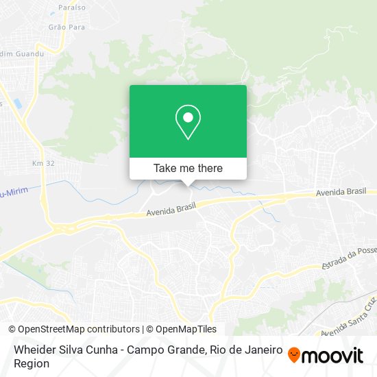 Wheider Silva Cunha - Campo Grande map