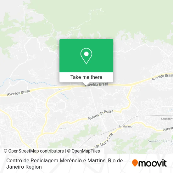 Centro de Reciclagem Merêncio e Martins map