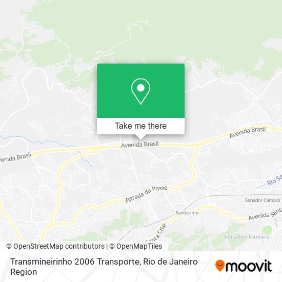 Transmineirinho 2006 Transporte map