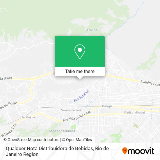 Qualquer Nota Distribuidora de Bebidas map