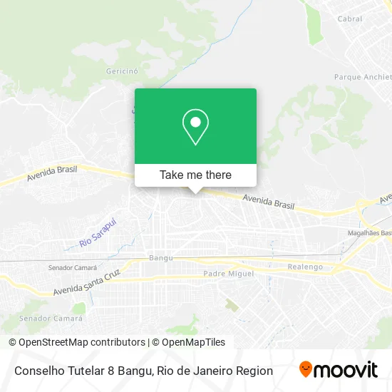 Conselho Tutelar 8 Bangu map