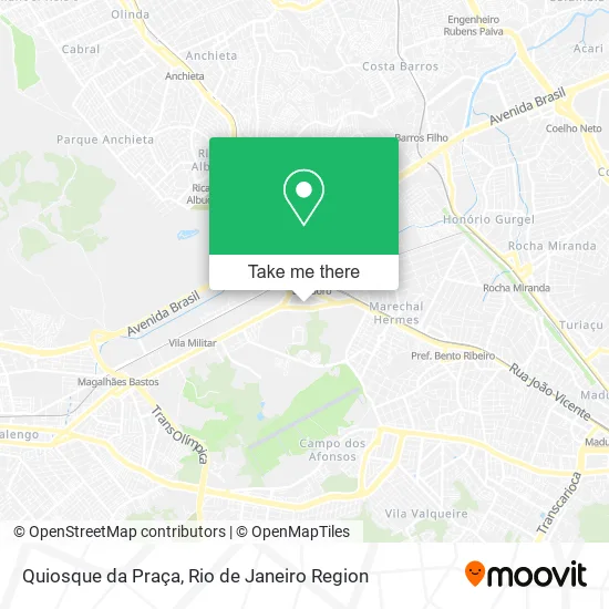 Quiosque da Praça map