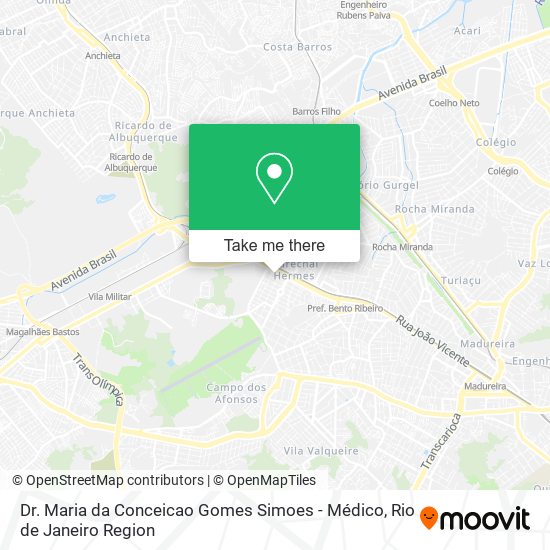 Dr. Maria da Conceicao Gomes Simoes - Médico map