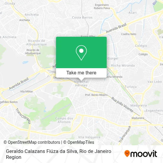 Geraldo Calazans Fiúza da Silva map
