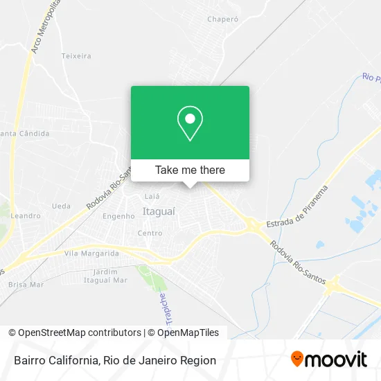 Bairro California map