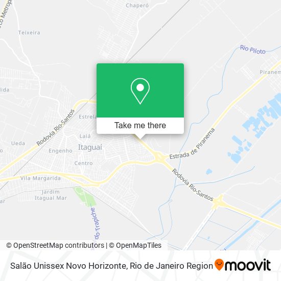 Salão Unissex Novo Horizonte map