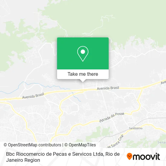 Bbc Riocomercio de Pecas e Servicos Ltda map