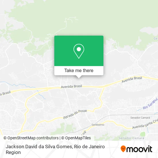 Jackson David da Silva Gomes map