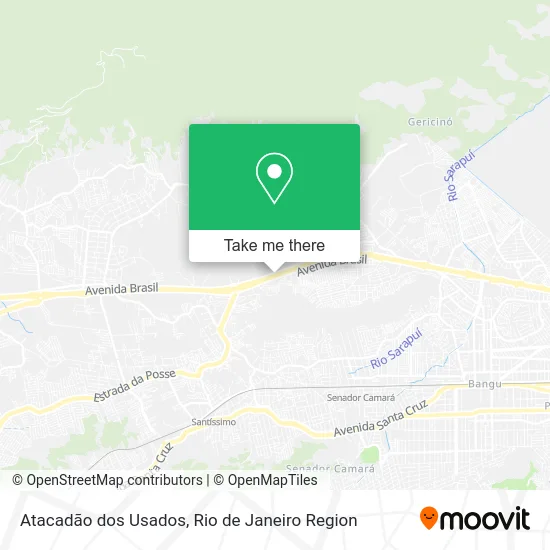Atacadão dos Usados map