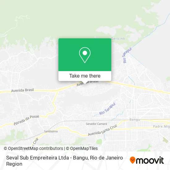 Seval Sub Empreiteira Ltda - Bangu map