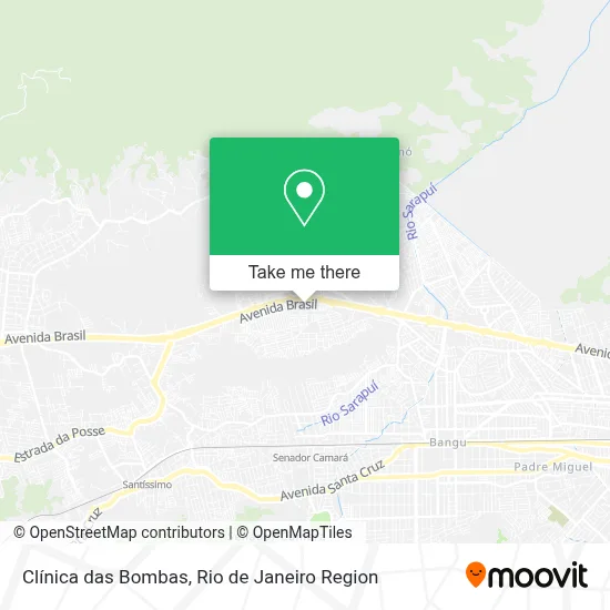 Clínica das Bombas map