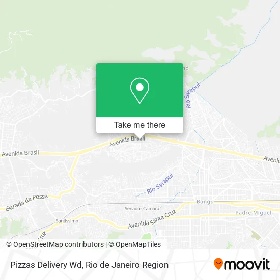 Pizzas Delivery Wd map