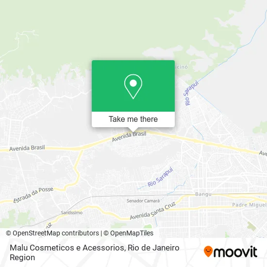 Malu Cosmeticos e Acessorios map