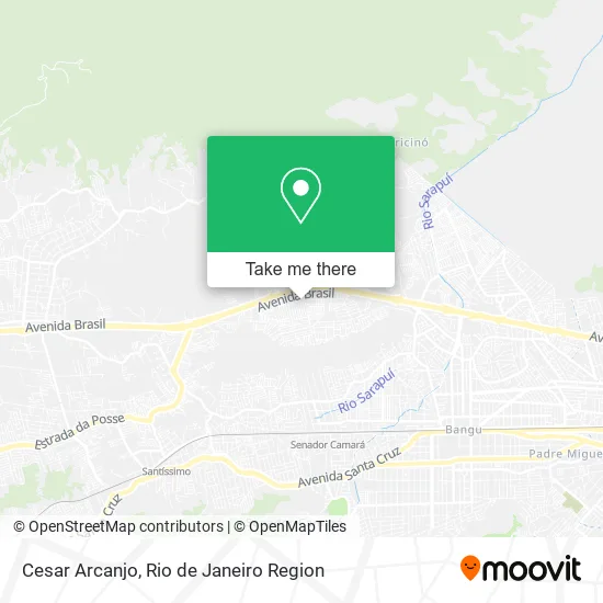 Cesar Arcanjo map
