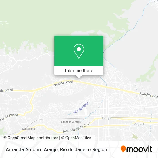 Amanda Amorim Araujo map
