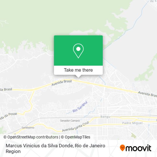 Mapa Marcus Vinicius da Silva Donde