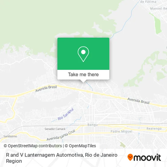 R and V Lanternagem Automotiva map