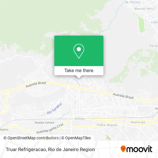 Truar Refrigeracao map