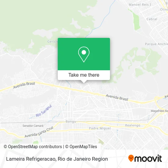 Lameira Refrigeracao map
