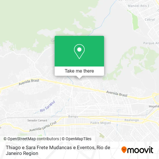Thiago e Sara Frete Mudancas e Eventos map