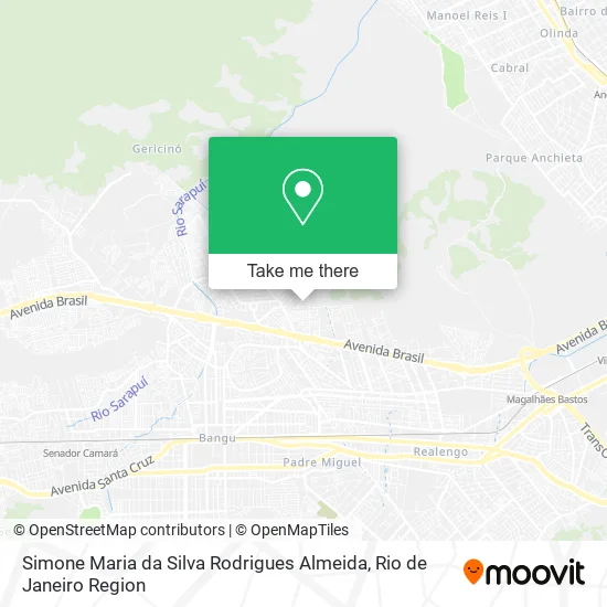 Simone Maria da Silva Rodrigues Almeida map