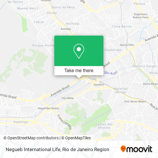 Mapa Negueb International Life