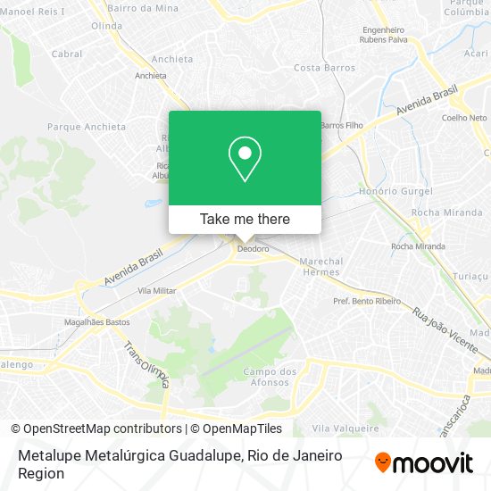 Mapa Metalupe Metalúrgica Guadalupe