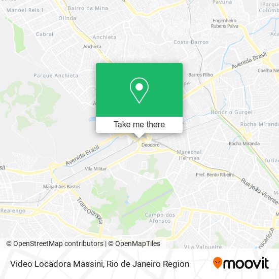 Video Locadora Massini map