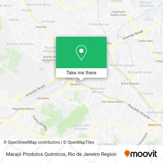 Marajó Produtos Químicos map