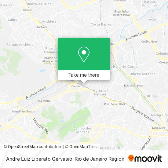 Andre Luiz Liberato Gervasio map